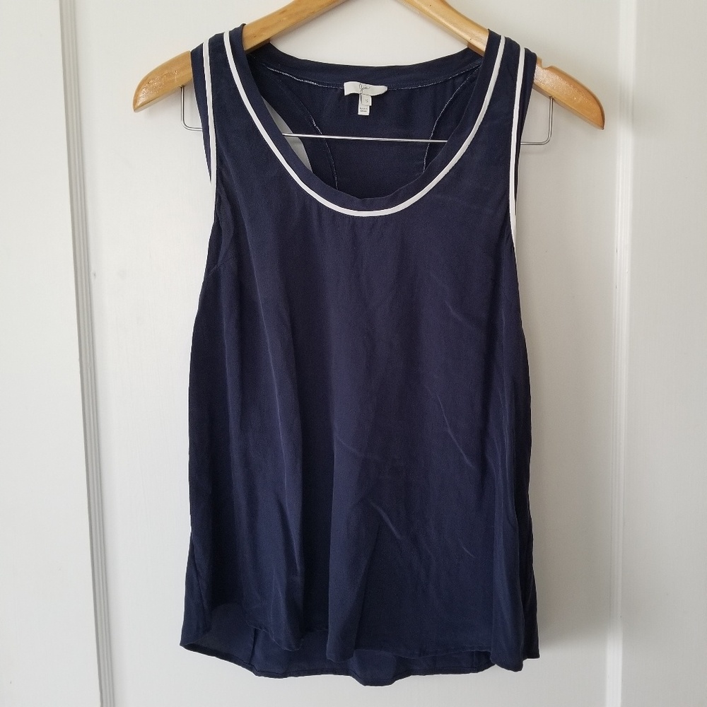 Joie 100% Silk Racer Back Sleeveless Top